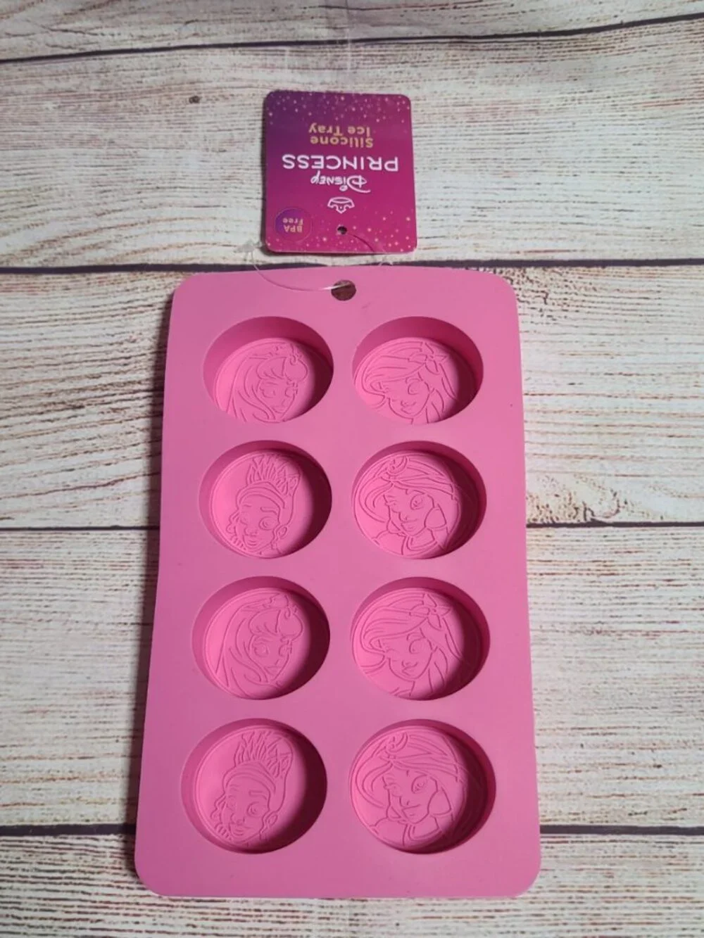 Disney Princess Shaped Silicone Ice Mold - NEW